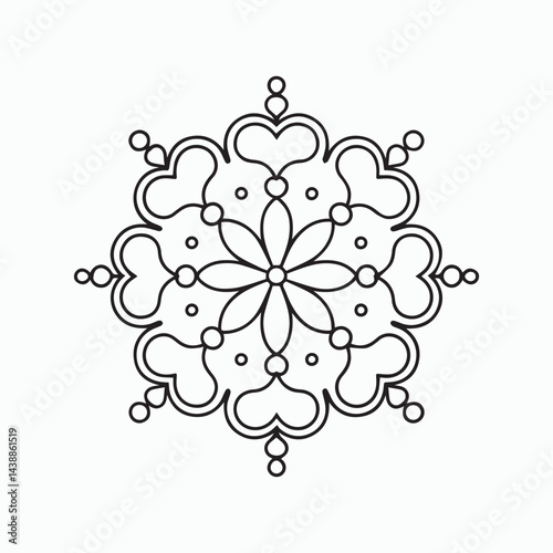 Handcrafted Mandala Pattern Art
