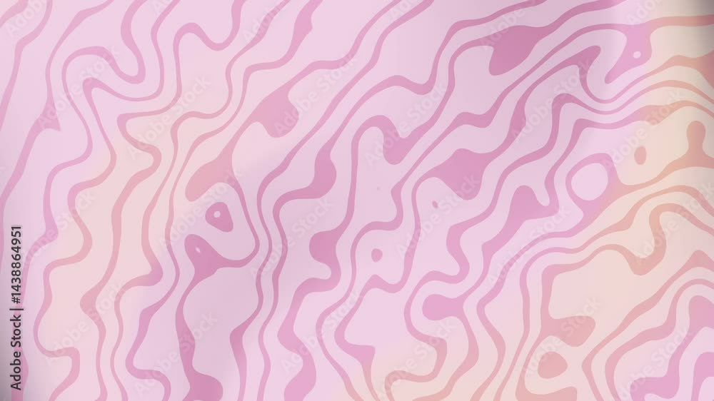 Flowing abstract pink lines swirl across a textured background, ideal for beauty, spa, or feminine brand visuals.