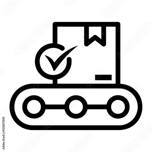 control system Line Icon