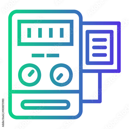 industry Line Gradient Icon
