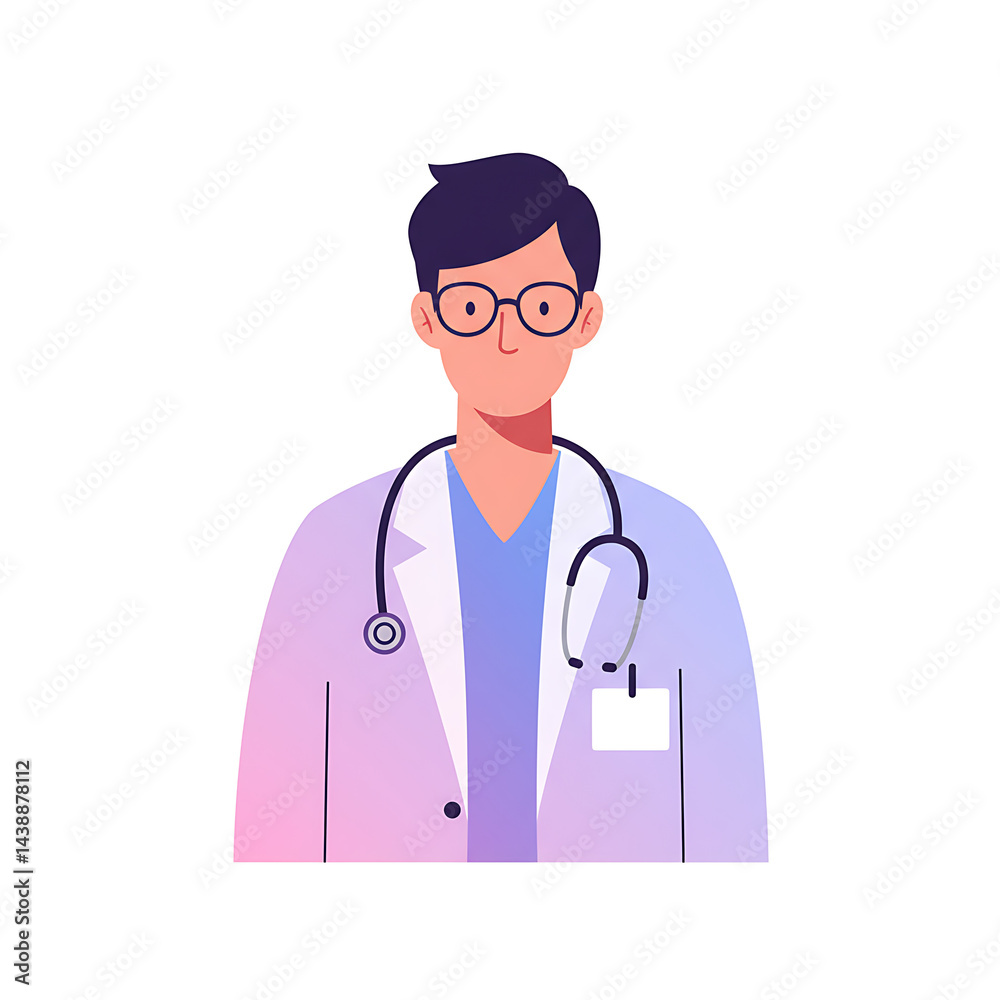 Fototapeta premium doctor with stethoscope