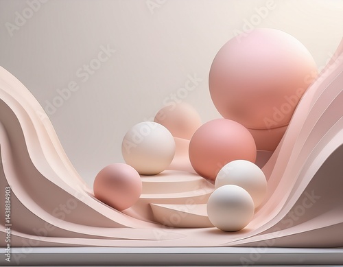 Interactive simplicity, smooth gradients, whitespace