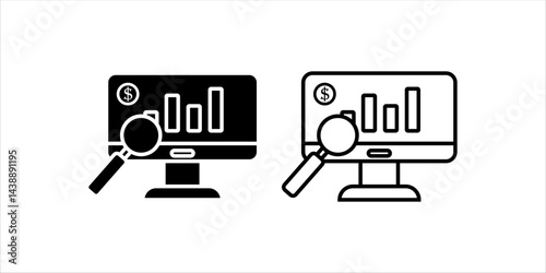  Cost reduction analysis line icon. Accountancy. Expense decline. Economic analysis. Stages and elements of a successful production cycle. Editable stroke