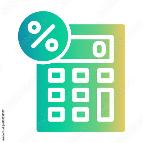 calculator Gradient icon