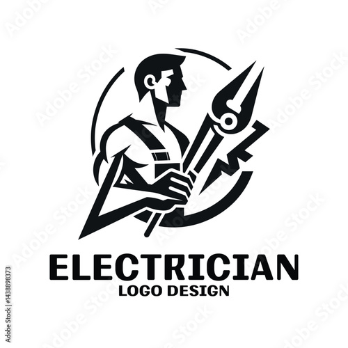 Electrician Vector Logo Design