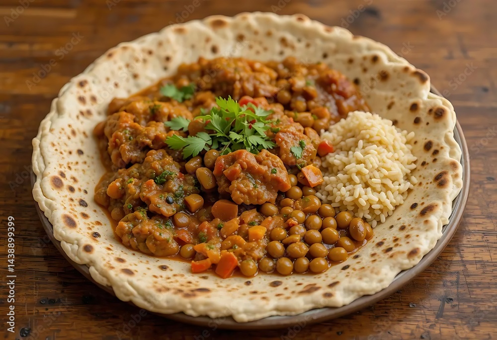 Savory Sausage and Chickpea Curry with Warm Flatbread Savory Sausage and Chickpea Curry with Warm Flatbread