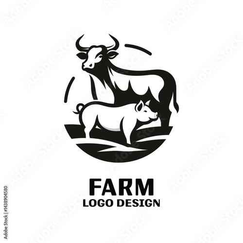 Farm Vector Logo Design