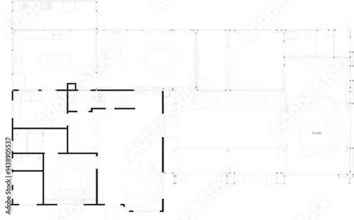 Show interior design and room plans as a project for architects or engineers.	
