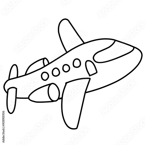 illustration of airplane