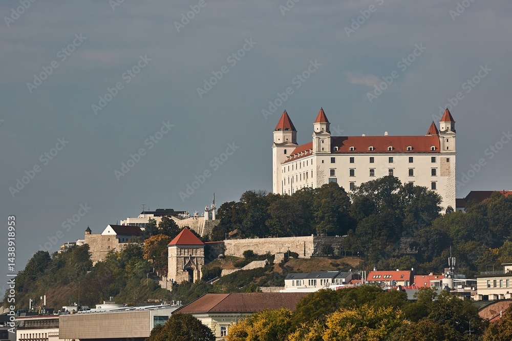 Castle building in Bratislava, Slovakia
