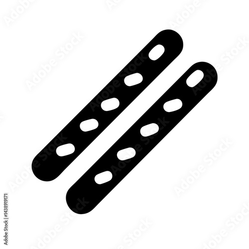 Biscuit Sticks Snack Food Treat Icon Design