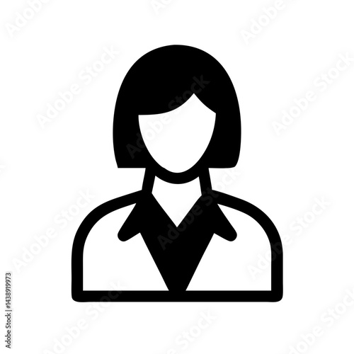 Businesswoman Profile Icon Design