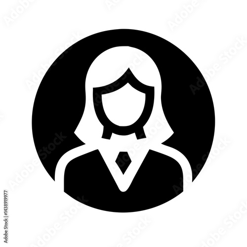 Businesswoman Profile Icon Design