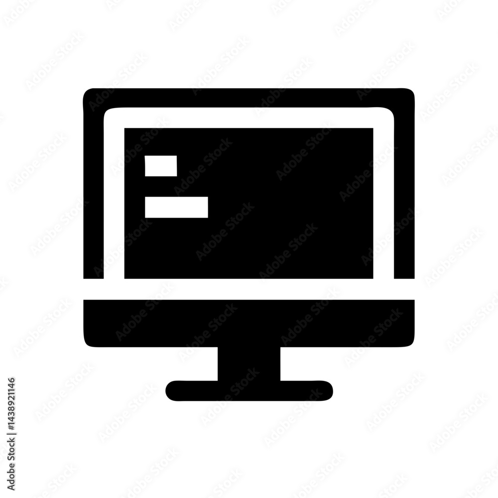 Desktop Monitor Display Icon Design Desktop Monitor Display Icon Design