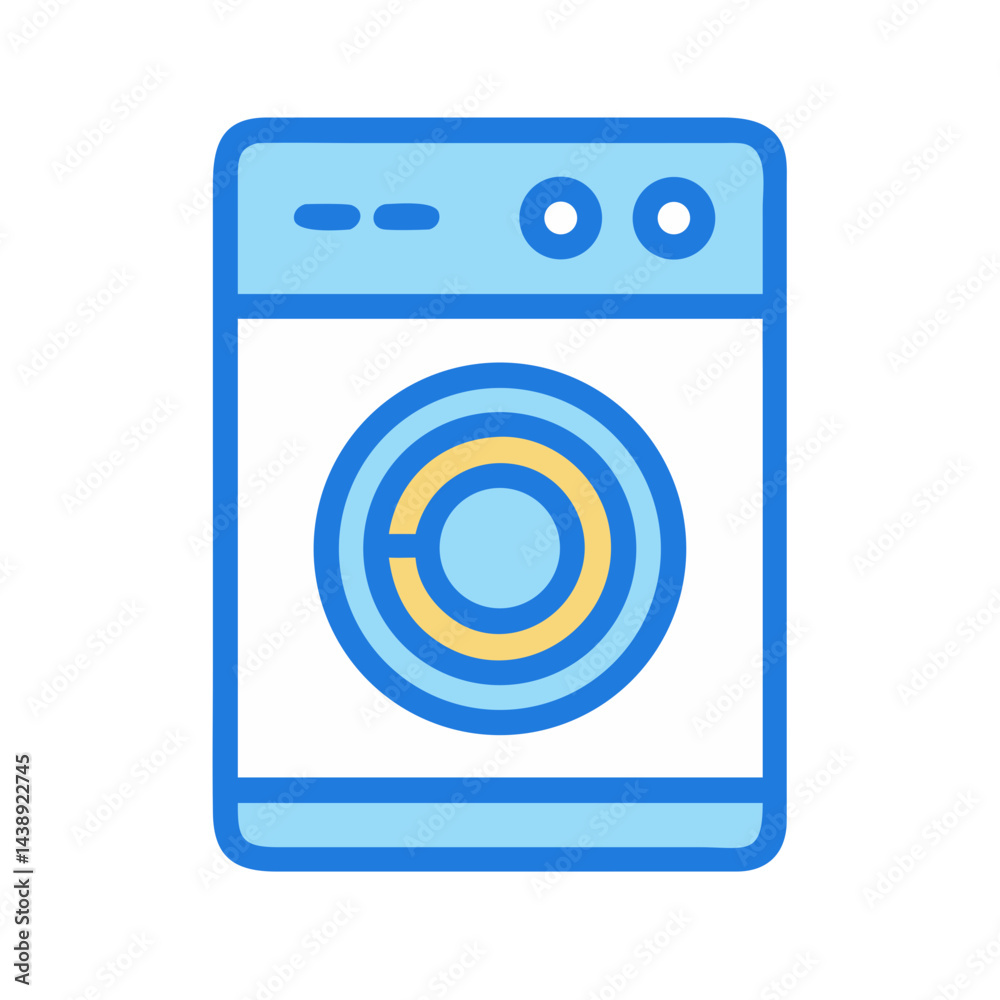Laundry Washing Machine Appliance Icon Design Laundry Washing Machine Appliance Icon Design