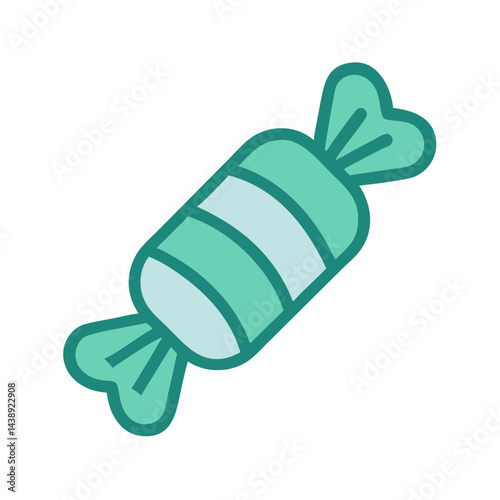 Mint Candy Sweets Treat Icon Design