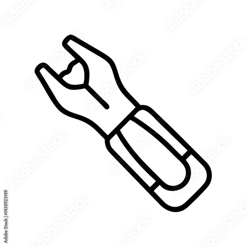 Nail Clipper Grooming Tool Icon Design