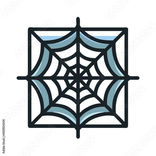 Spider Web Decorative Design Icon Design
