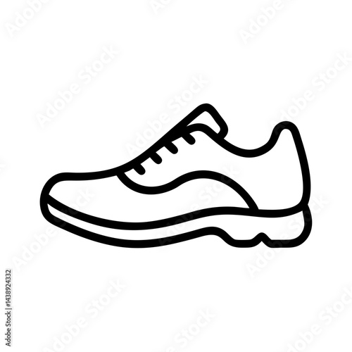 Sports Running Athletic Shoe Icon Design