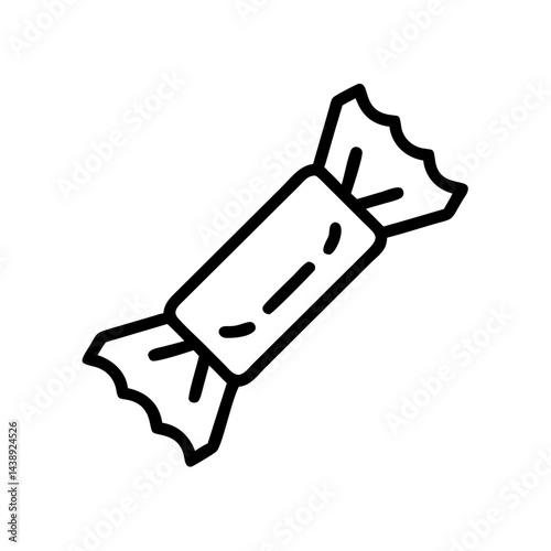 Sweet Bar Candy Treat Icon Design