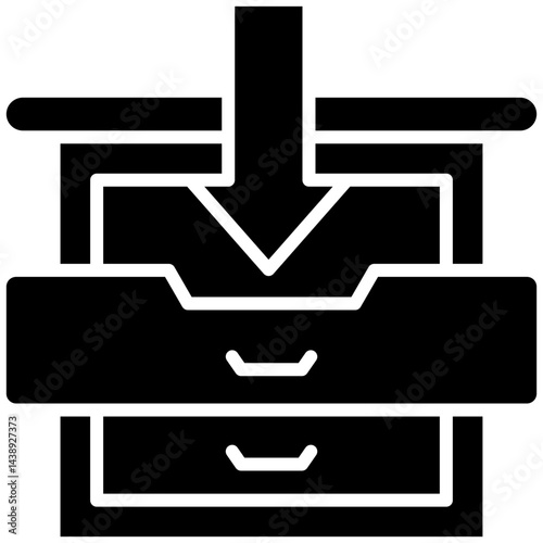 Drawer glyph icon