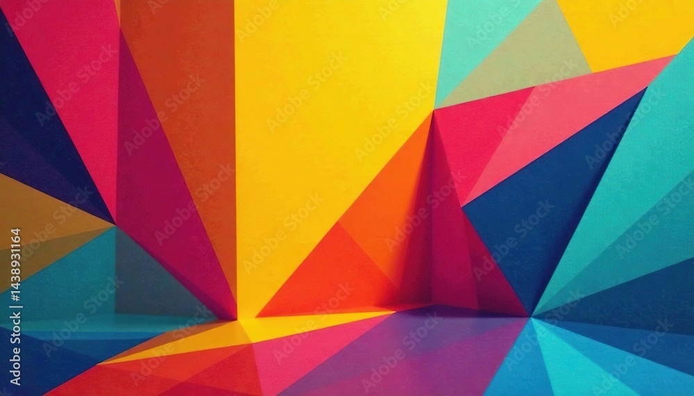 Abstract geometric stroller shapes, bold primary colors, seamless, child Abstract geometric stroller shapes, bold primary colors, seamless, child