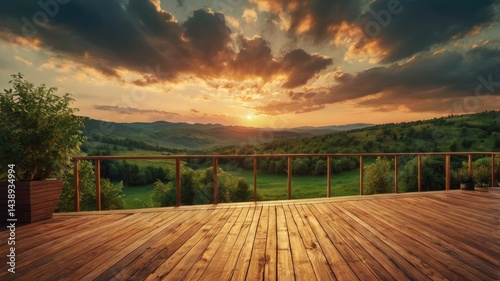 sunrise over the lake