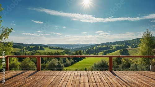 wooden bridge over the river