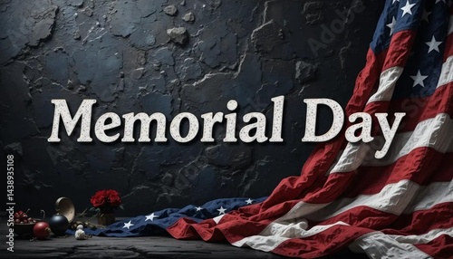 Memorial Day Background - Remember and Honor
