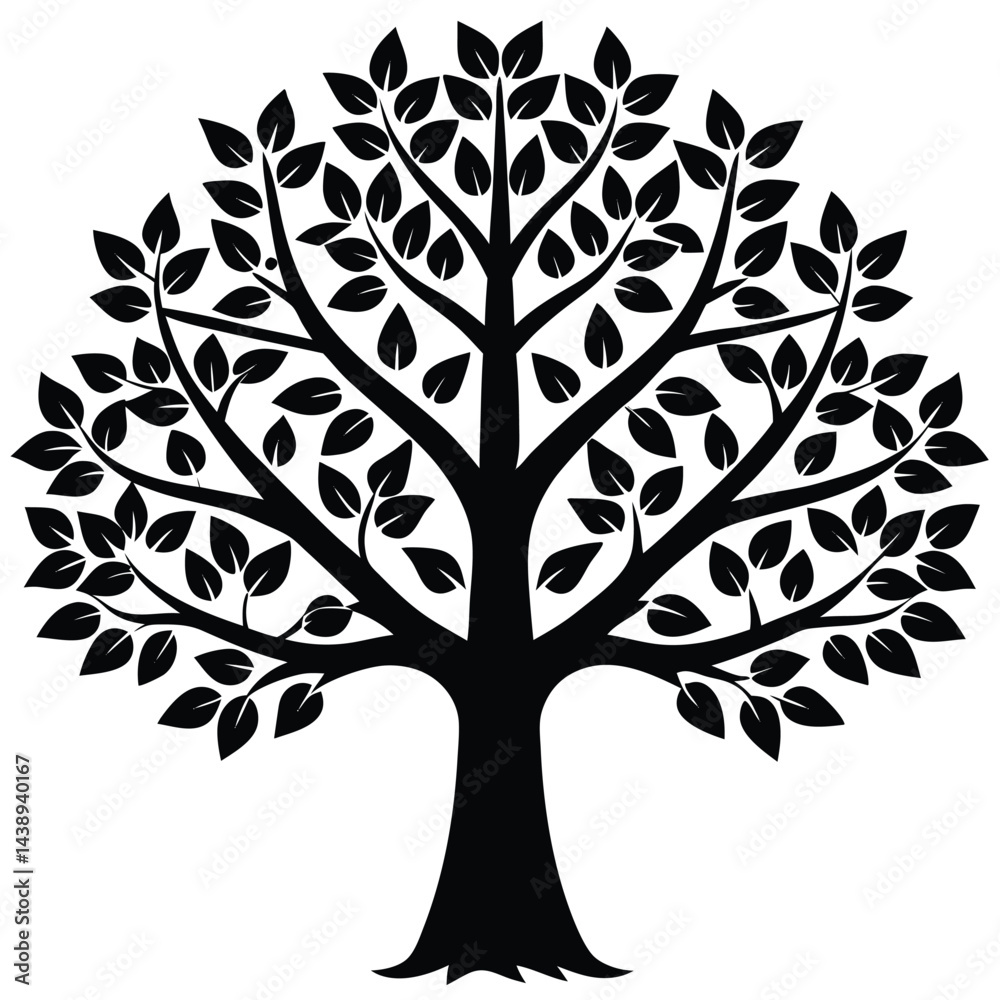 Fototapeta premium Beach Trees icon set on white background