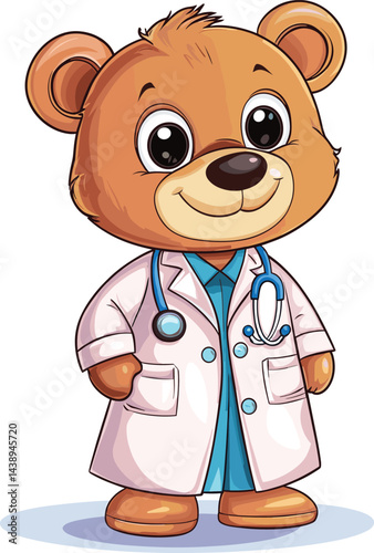doctor with  bear