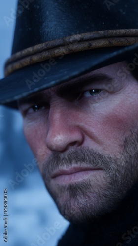 arthur morgan riding at night wallpaper realistic 