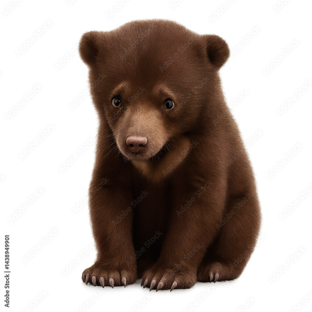 Obraz premium brown bear cub
