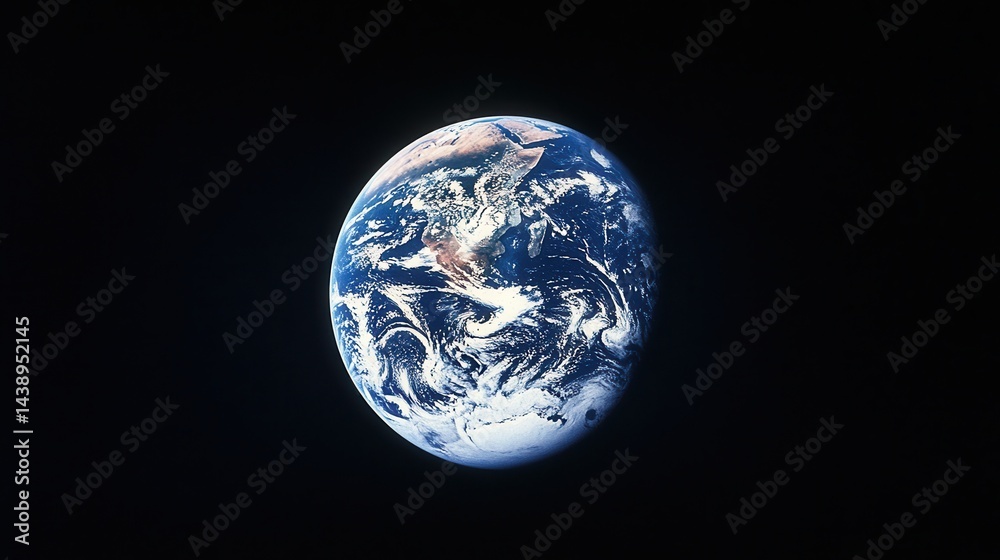 Earth from Space Blue Planet Globe Clouds World Map Earth from Space Blue Planet Globe Clouds World Map