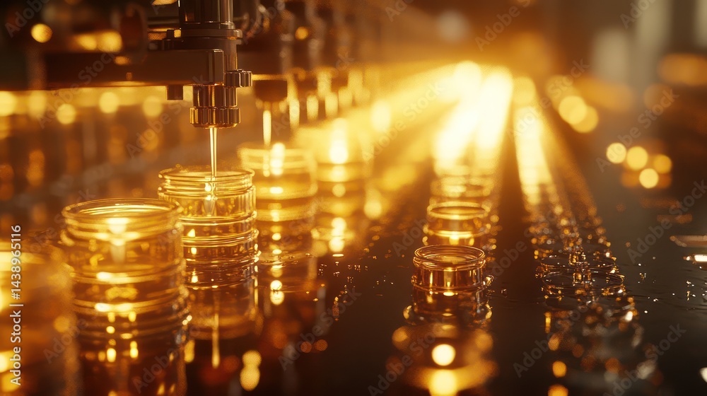 High temperature metal process closeup High temperature metal process closeup