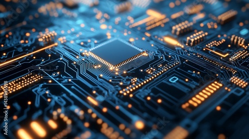 Wallpaper Mural electronic circuit board Torontodigital.ca