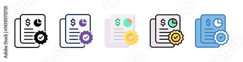 Financial Report Icon