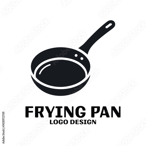 Frying Pan Vector Logo Design
