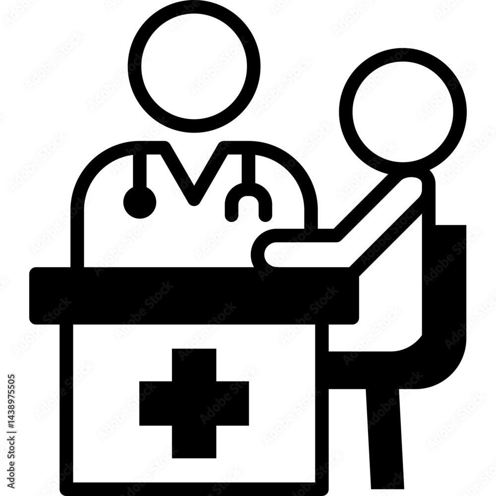 Fototapeta premium Consultation Room Icon