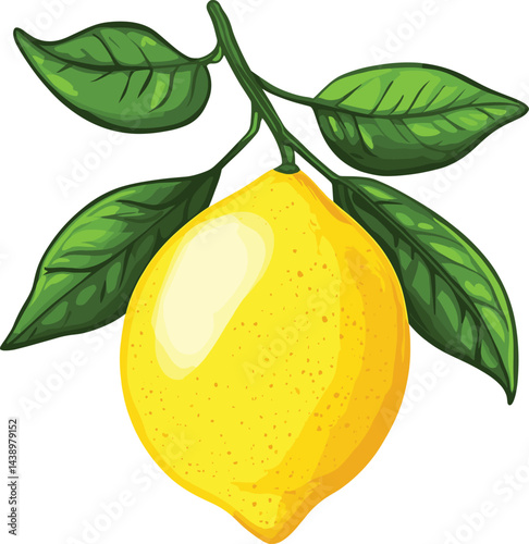yellow pear with leaves