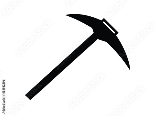 Hoe Hand Tool Vector Icon