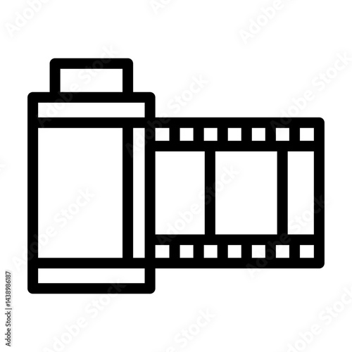 film roll Line Icon
