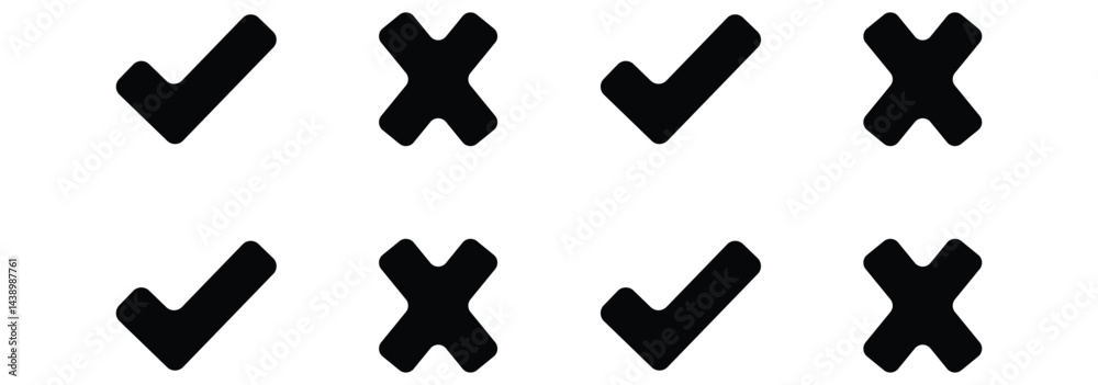 Obraz premium checkbox symbol sign vector illustration.