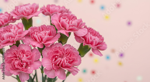 Delicate Pink Carnations: A Soft and Romantic Bouquet
