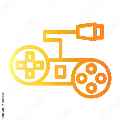 gamepad Line Gradient Icon