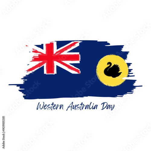 Western Australia Day vector. Happy WA Day vector.