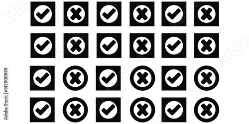  checkbox symbol sign vector illustration.