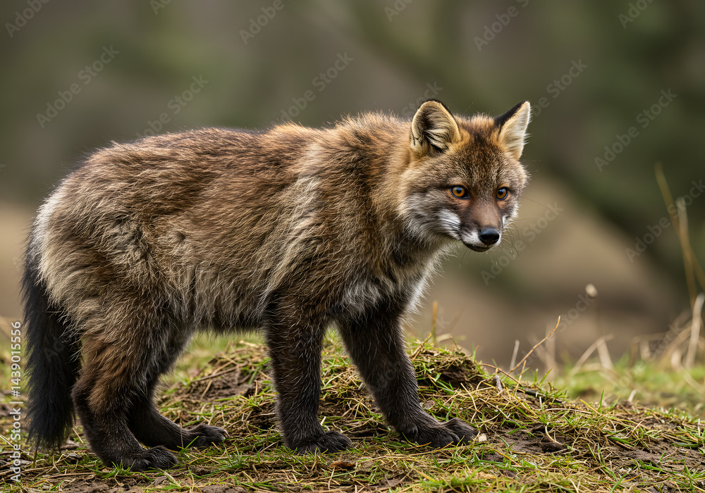 Obraz premium Red Fox Wildlife Photography: Stunning Images of Wild Foxes in Natural Habitat
