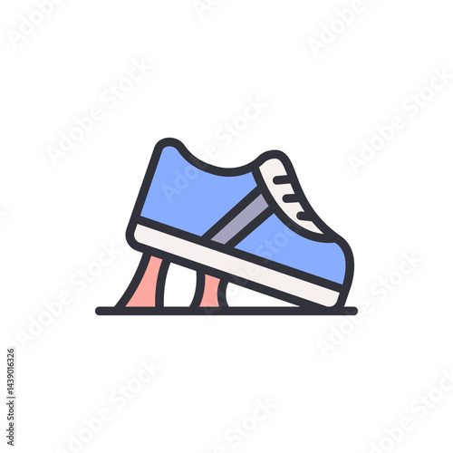 Chewing gum colored icons, minimalist vector illustration ,simple transparent graphic element .Isolated on white background