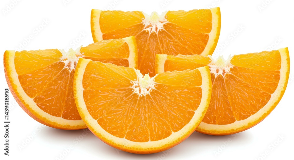 Fototapeta premium Juicy Orange Slices 